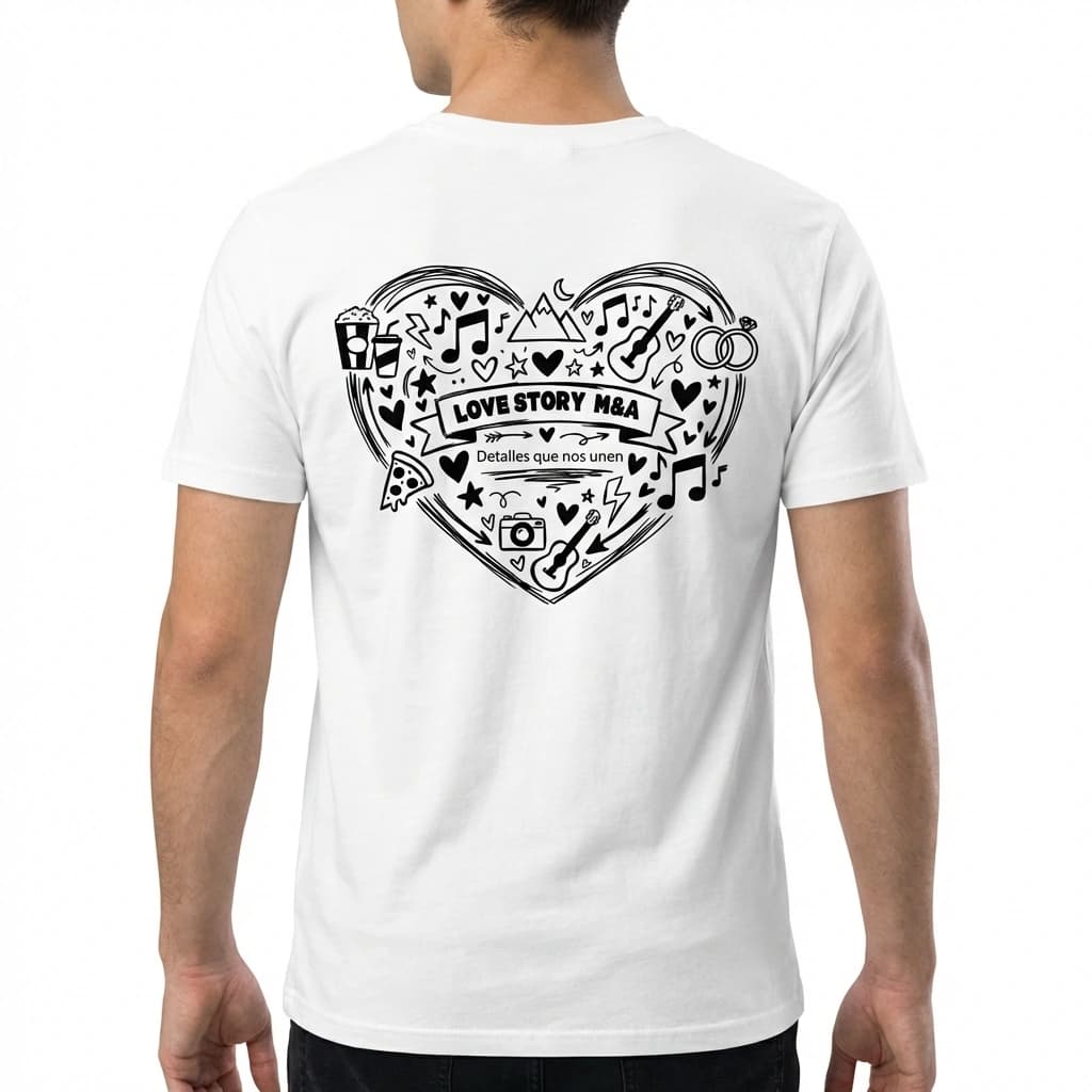 Camiseta Love Doodles